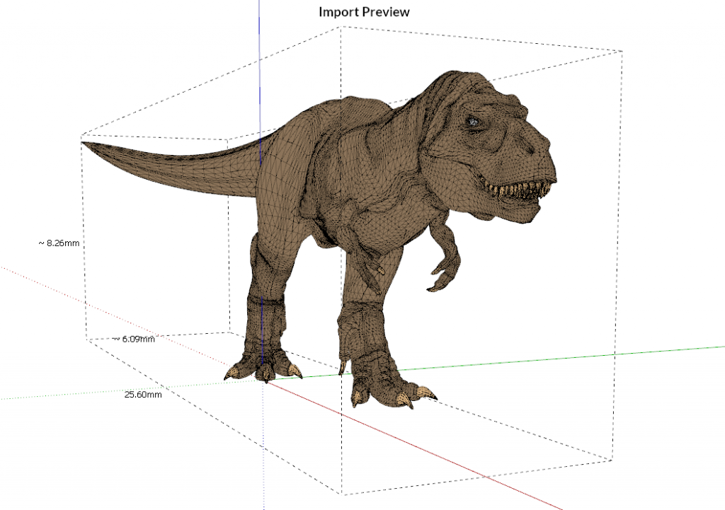 SketchUp Import Preview sample image